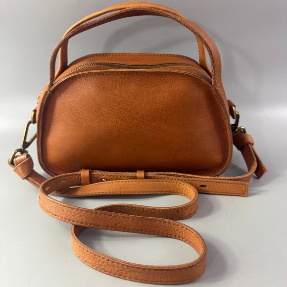Madewell The Sydney Zip Top Leather Crossbody - Picture 1 of 15